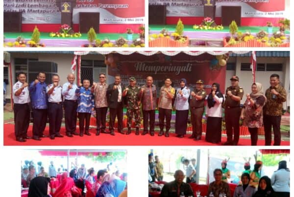 Menghadiri undangan dalam rangka Hari Bhakti Permasyarakatan ke 55 dan Hari Jadi Lembaga Permasyarakatan Perempuan Kelas II A Martapura ke 2 Tahun 2019.