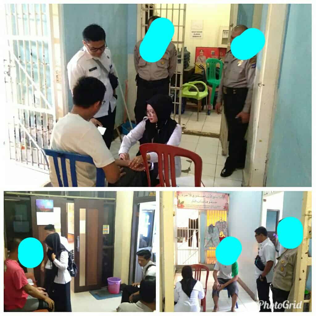 Melaksanakan kegiatan Pemeriksaan kondisi kesehatan Tahanan (Wastahti) Melaksanakan kegiatan Pemeriksaan kondisi kesehatan Tahanan (Wastahti)