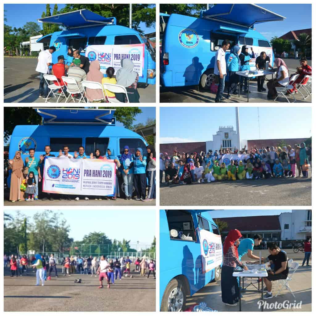 diseminasi informasi P4GN dan pelayanan kesehatan dalam rangka Pra Hani 2019 pada acara Car Free Day di lapangan dr. Murjani diseminasi informasi P4GN dan pelayanan kesehatan dalam rangka Pra Hani 2019 pada acara Car Free Day di lapangan dr. Murjani