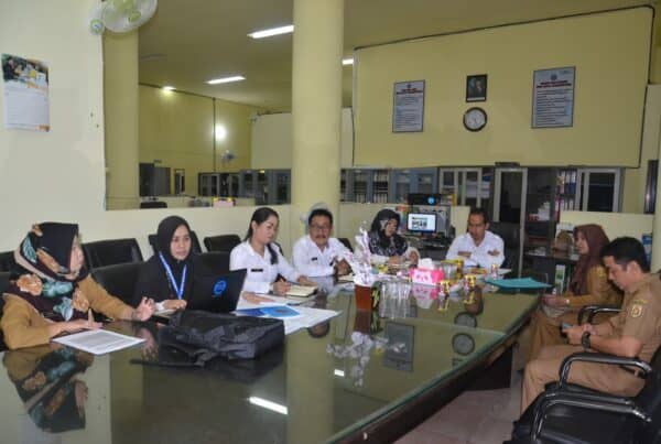 Menerima kunjungan dari Badan Kepegawaian, Pendidikan dan Pelatihan Kota Banjarbaru