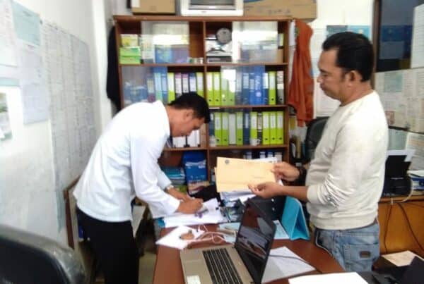 Pengantaran laporan dan kordinasi Wastahti (makan tahann)