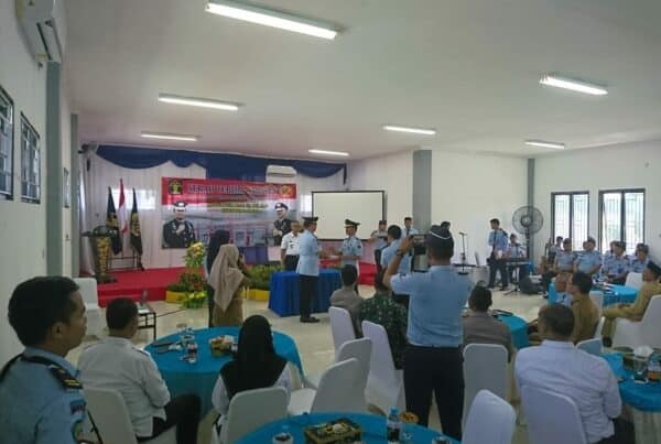 Menghadiri Undangan Serah Terima Jabatan Kepala Lapas Kelas IIA Banjarbaru