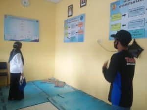 Pelaksanaan kegiatan koordinasi persiapan Rapat Tim RBM di Kel. Sungai Tiung