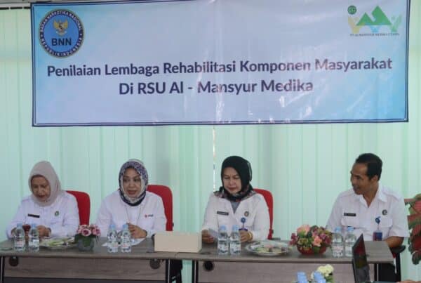 Tim Penilai Mutu Lembaga Rehabilitasi Komponen Masyarakat (LRKM) di RSU. Almansyur Medika