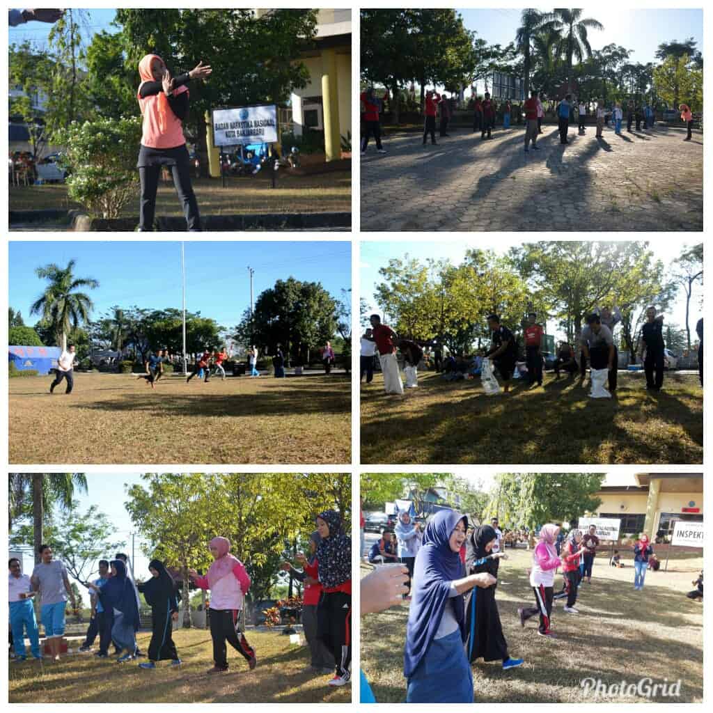 HUT RI ke 74 di BNN Kota Banjarbaru HUT RI ke 74 di BNN Kota Banjarbaru