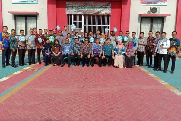 Test Urine,, BNN Kota Banjarbaru di Lapas Klas III
