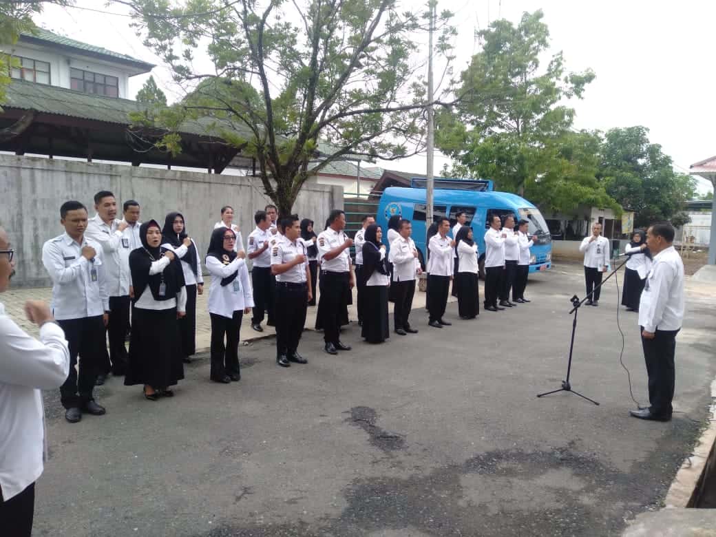 Apel Senin, Pegawai BNN Kota Banjarbaru Apel Senin, Pegawai BNN Kota Banjarbaru