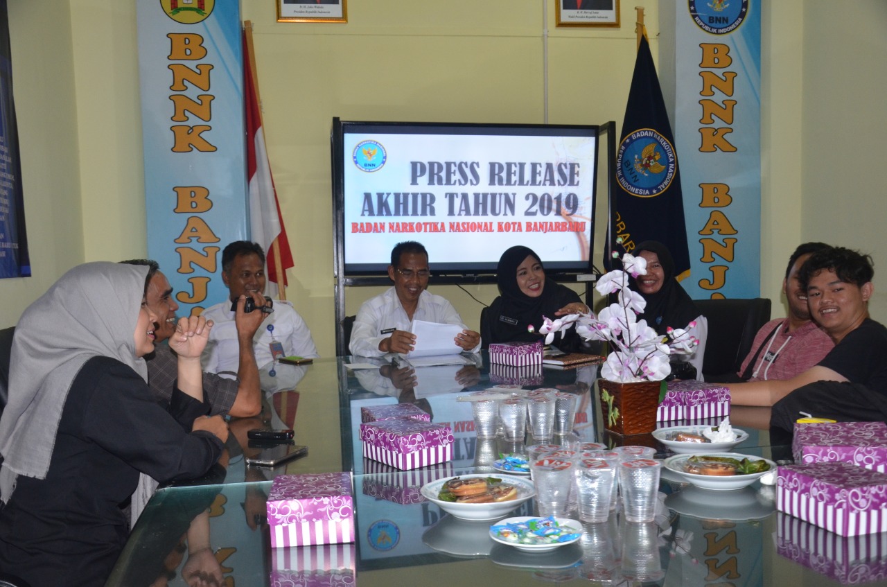 Press Release Akhir Tahun BNN Kota Banjarbaru
