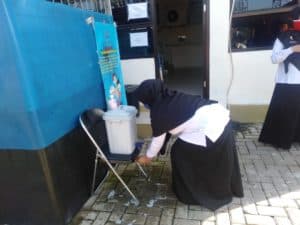 Kegiatan satgas Pencegahan & Penanggulangan Covid-19 di Lingkungan BNNK Banjarbaru Kalimantan Selatan