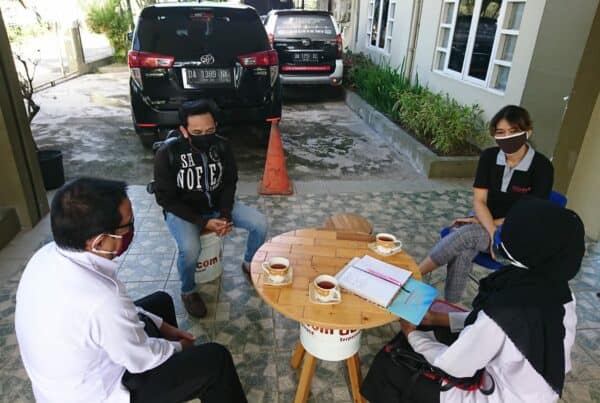 Koordinasi pelaksanaan Diseminasi Informasi melalui Placement Konten P4GN di Duta TV Banjarmasin