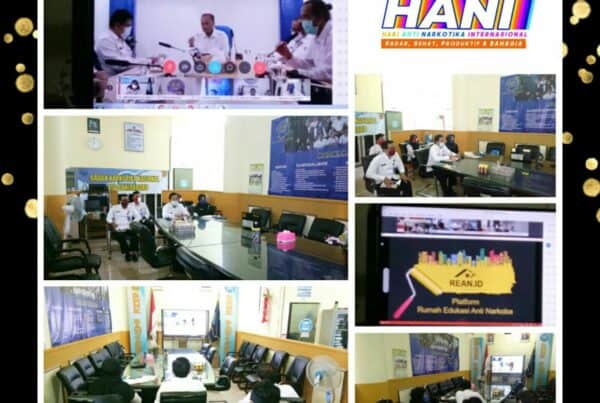 RAPIM yang dilaksanakan secara Virtual kepala BNN RI dengan Kepala BNNP dan BNNK (perwakilan yang ditunjuk)