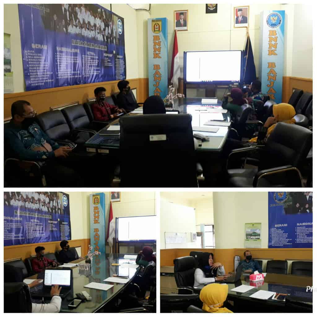 Pelaksanaan kegiatan Sosialisasi Inpres No 02 Tahun 2020 hari ke tujuh tentang RAN P4GN bagi PIC di SKPD Pemko Banjarbaru Pelaksanaan kegiatan Sosialisasi Inpres No 02 Tahun 2020 hari ke tujuh tentang RAN P4GN bagi PIC di SKPD Pemko Banjarbaru