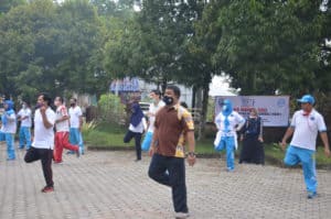 PRA HANI 2020 , BNNK Banjarbaru Melaksanakan Kegiatan Senam Pagi