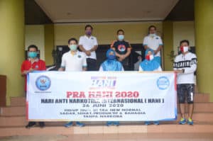 PRA HANI 2020 , BNNK Banjarbaru Melaksanakan Kegiatan Senam Pagi