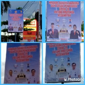 Diseminasi Informasi P4GN melaluinya pemasangan konten P4GN melalui Baliho