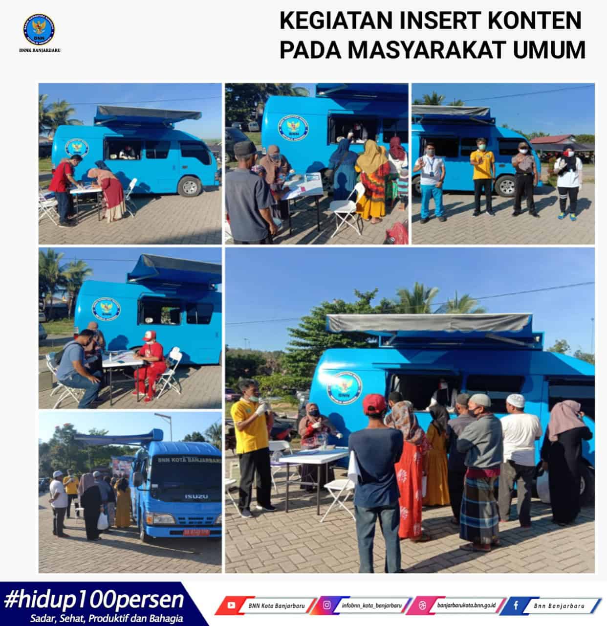 Kegiatan Diseminasi Informasi P4GN melalui Insert Konten kepada masyarakat Kegiatan Diseminasi Informasi P4GN melalui Insert Konten kepada masyarakat