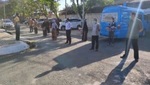 Pelaksanaan Apel Pagi Halaman Samping Kantor BNNK Banjarbaru