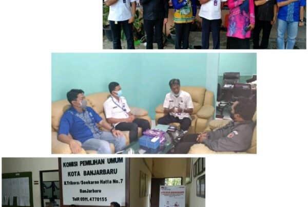 Koordinasi Kepala BNN Kota BANJARBARU ke KPU Kota Banjarbaru, KPU Kabupaten Banjar, & Bawaslu Kabupaten Banjar