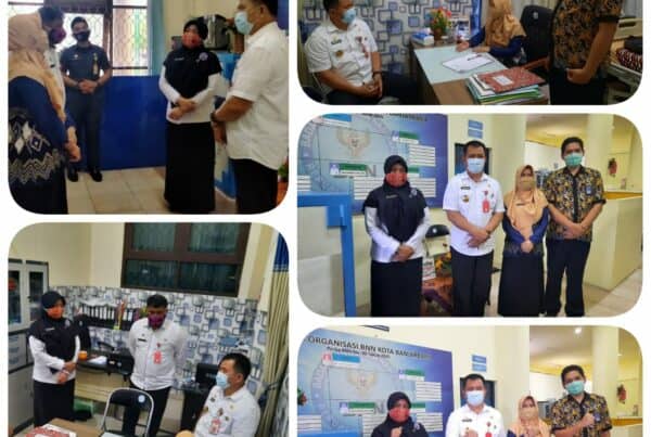 Menerima kunjungan Pjs. Walikota Banjarbaru Bapak Bernhard E Rondonuwu