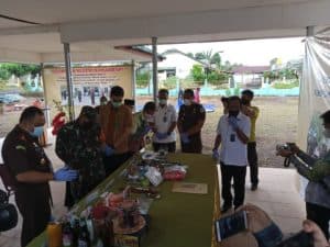 Pemusnahan Barang bukti di Kejari Banjarbaru