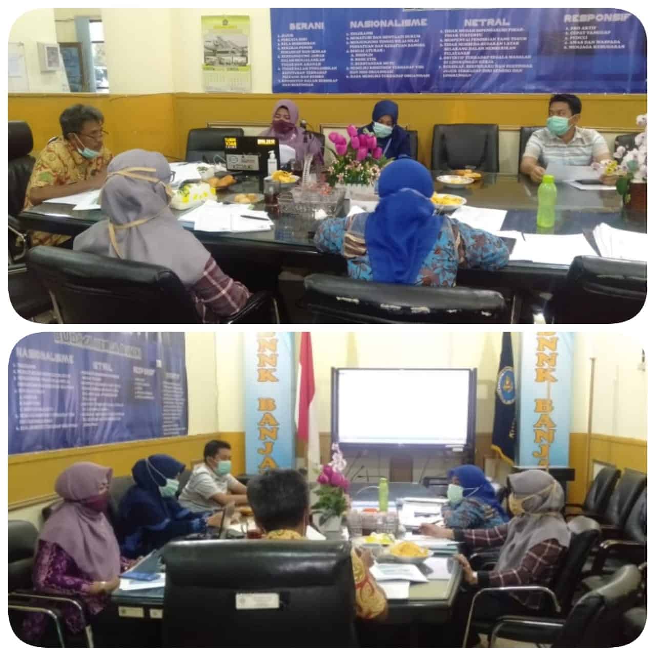 Anev penyerapan anggaran dan kinerja secara Virtual dengan BNNP Kalsel beserta semua BNNKab/Kota se-Kalsel. Anev penyerapan anggaran dan kinerja secara Virtual dengan BNNP Kalsel beserta semua BNNKab/Kota se-Kalsel.