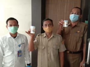 Kegiatan Screening Test Urine bagi pegawai Badan Pengelolaan Keuangan Dan Aset Daerah Kota Banjarbaru.