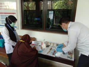 Kegiatan Screening Test Urine bagi pegawai Badan Pengelolaan Keuangan Dan Aset Daerah Kota Banjarbaru.