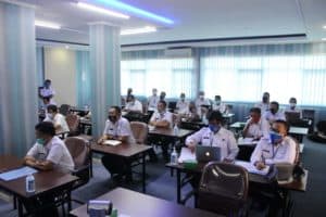Banjarbaru- Menghadiri giat undangan Monitoring dan Evaluasi Dir Narkotika BNN RI