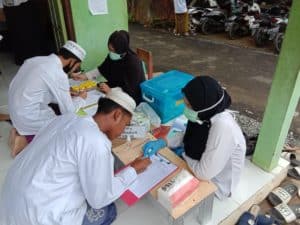 Kegiatan Screening Test Urine bagi Pondok Pesantren Salafiyah Sullamul Khairiyah