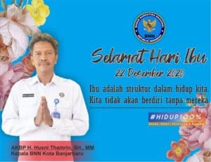Kepala BNN Kota Banjarbaru Mengucapkan