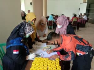Screening Test Urine bagi pegawai Badan Penanggulangan Bencana Daerah Kota Banjarbaru