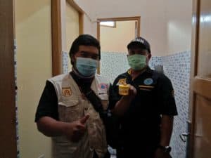 Screening Test Urine bagi pegawai Badan Penanggulangan Bencana Daerah Kota Banjarbaru