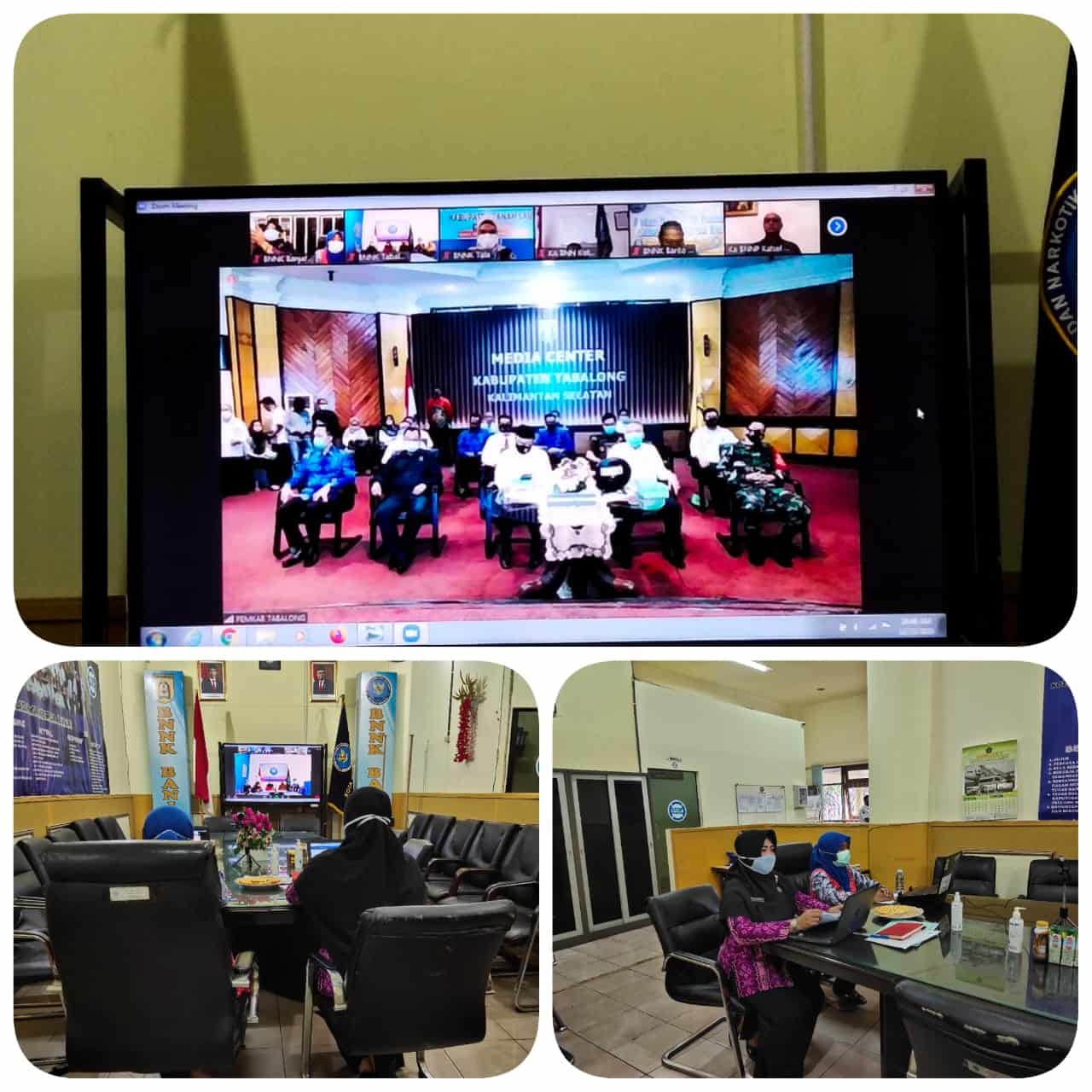 Menghadiri undangan Pencanangan Desa Bersinar di Kab. Tabalong melalui zoom meeting Menghadiri undangan Pencanangan Desa Bersinar di Kab. Tabalong melalui zoom meeting
