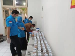 Kegiatan Screening Test Urine bagi pegawai Dinas Kesehatan Kota Banjarbaru