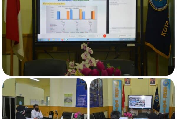 Mengikuti Rapat Pimpinan antara BNN RI, BNNP, dan seluruh BNNKab/kota secara virtual