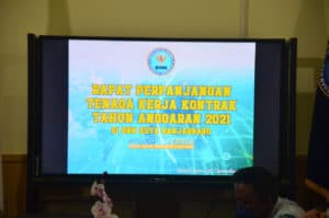 Rapat Perpanjangan Tenaga Kerja Kontrak Tahun Anggaran 2021.