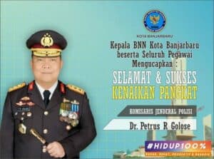 BNN Kota Banjarbaru Ucapan Selamat kepada Kepala BNN RI