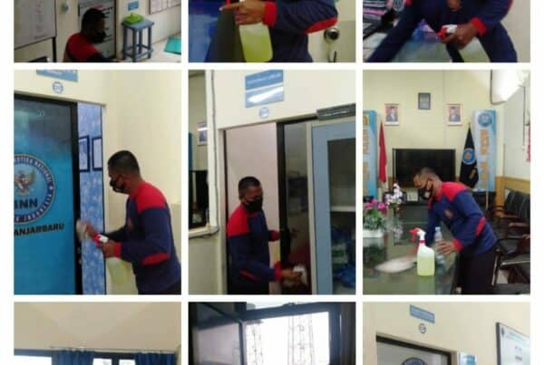Pembersihan dengan disinfektan Konsep Otomatis