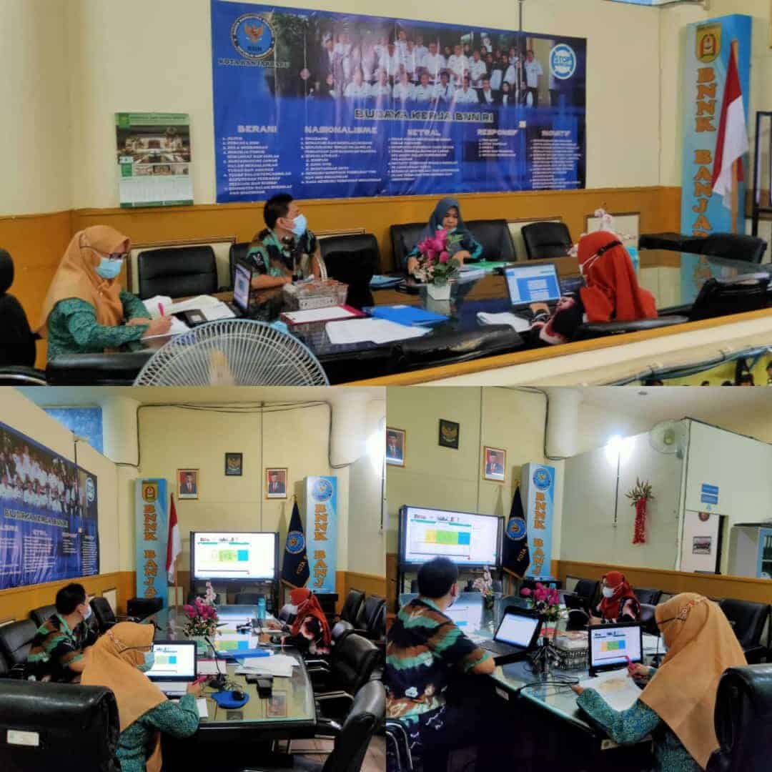 Mengikuti Rapat Teknis Penyepakatan Target Kinerja Bidang Rehabilitasi secara Virtual Konsep Otomatis