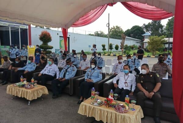 penanda tanganan Deklarasi Janji Kinerja dan Komitmen Bersama di Lapas Narkotika Kelas IIA Karang Intan Kab. Banjar.