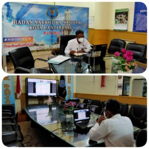 BNN Kota Banjarbaru – Video Conference dalam rangka Rapat Pimpinan di lingkungan Badan Narkotika Nasional BNN Kota Banjarbaru – Video Conference dalam rangka Rapat Pimpinan di lingkungan Badan Narkotika Nasional