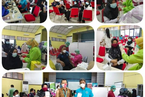 BNNK Banjarbaru – Mengikuti kegiatan vaksinasi Covid19