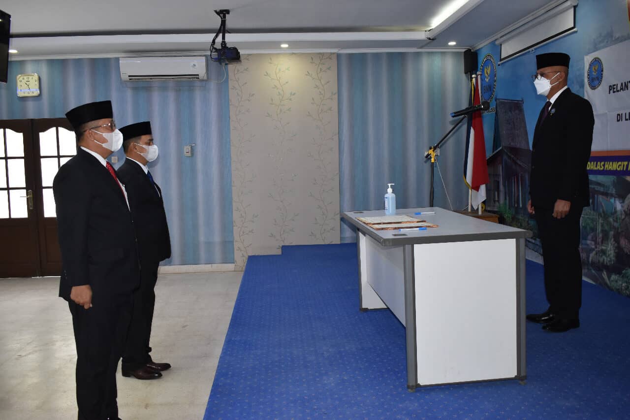 BNN Kota Banjarbaru - pelantikan dan pengambilan sumpah jabatan pejabat eselon III di lingkungan BNN Provinsi Kalimantan Selatan. BNN