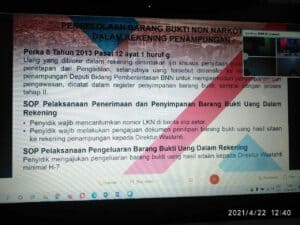 Kegiatan Seksi Pemberantasan BNN Kota Banjarbaru,- Mengikuti Web Metting Dengan Deputi Pemberantasan BNN RI Kegiatan Seksi Pemberantasan BNN Kota Banjarbaru,- Mengikuti Web Metting Dengan Deputi Pemberantasan BNN RI