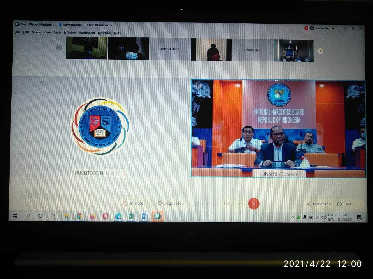 Kegiatan Seksi Pemberantasan BNN Kota Banjarbaru,- Mengikuti Web Metting Dengan Deputi Pemberantasan BNN RI Kegiatan Seksi Pemberantasan BNN Kota Banjarbaru,- Mengikuti Web Metting Dengan Deputi Pemberantasan BNN RI