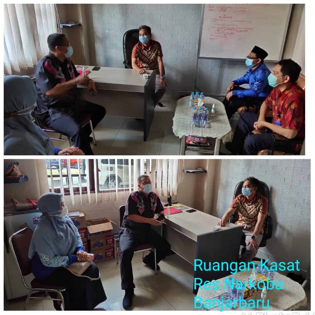 Kegiatan BNN Kota Banjarbaru - Kunjungan Silaturahmi dan perkenalan Kepala BNN Kota Banjarbaru Ke Polres Banjarbaru. Kegiatan BNN Kota Banjarbaru – Kunjungan Silaturahmi dan perkenalan Kepala BNN Kota Banjarbaru Ke Polres Banjarbaru.