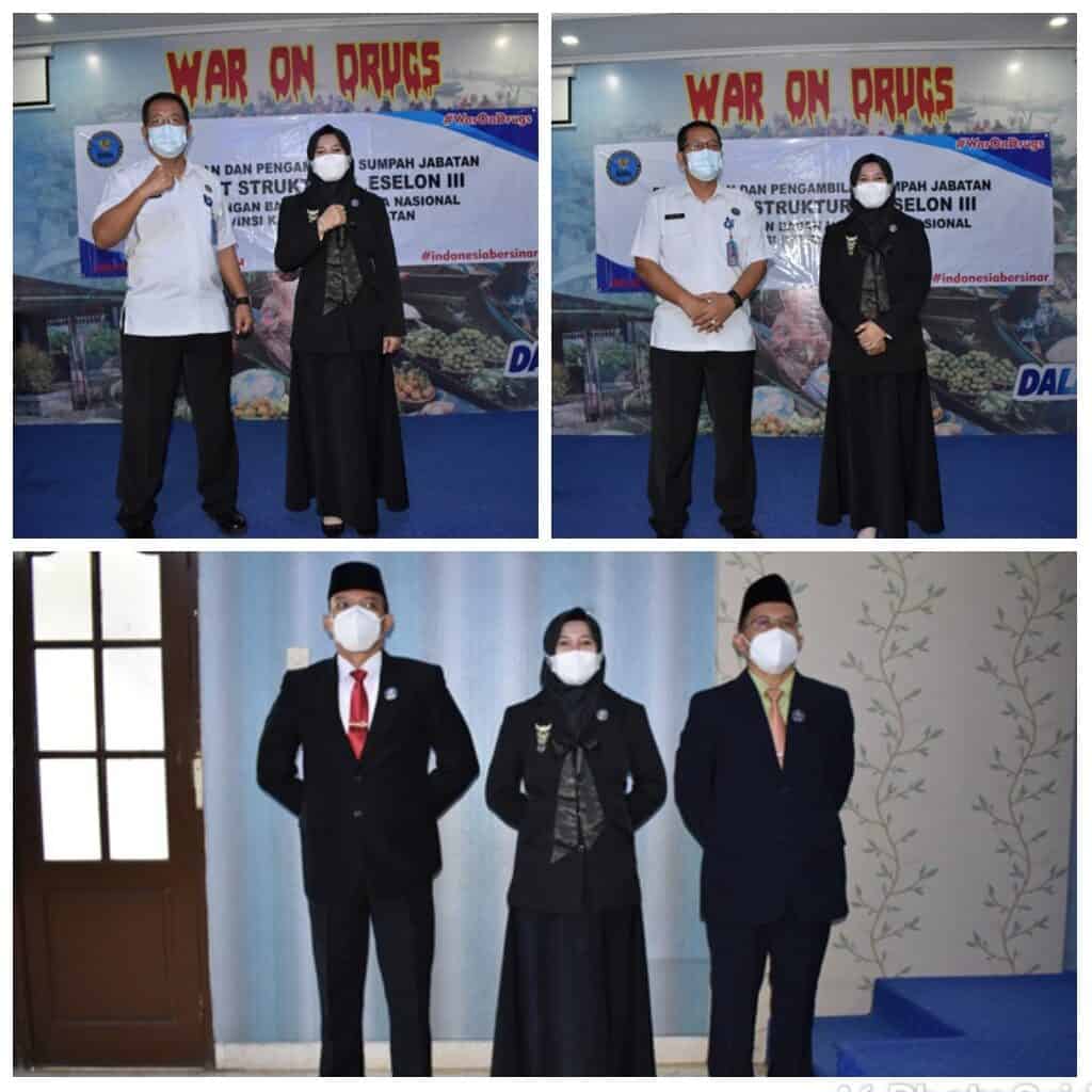 BNNK Banjarbaru menghadiri Upacara Pelantikan dan Pengambilan Sumpah Jabatan Pejabat Struktural Eselon III BNNK Banjarbaru menghadiri Upacara Pelantikan dan Pengambilan Sumpah Jabatan Pejabat Struktural Eselon III