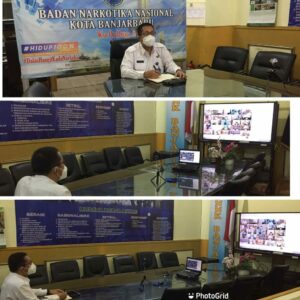 Mengikuti Rapat Pimpinan Kepala BNN RI, dengan seluruh jajaran BNN RI, BNNP, dan BNNKab/Kota secara virtual. Mengikuti Rapat Pimpinan Kepala BNN RI, dengan seluruh jajaran BNN RI, BNNP, dan BNNKab/Kota secara virtual.