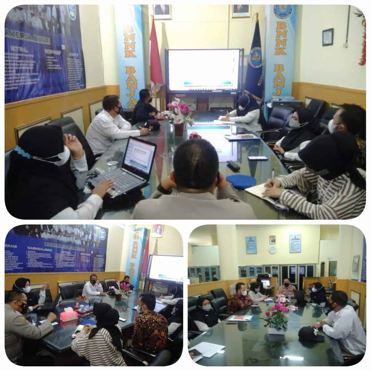 BNN Kota Banjarbaru - Rapat persiapan acara HANI Tahun 2021 BNN Kota Banjarbaru – Rapat persiapan acara HANI Tahun 2021