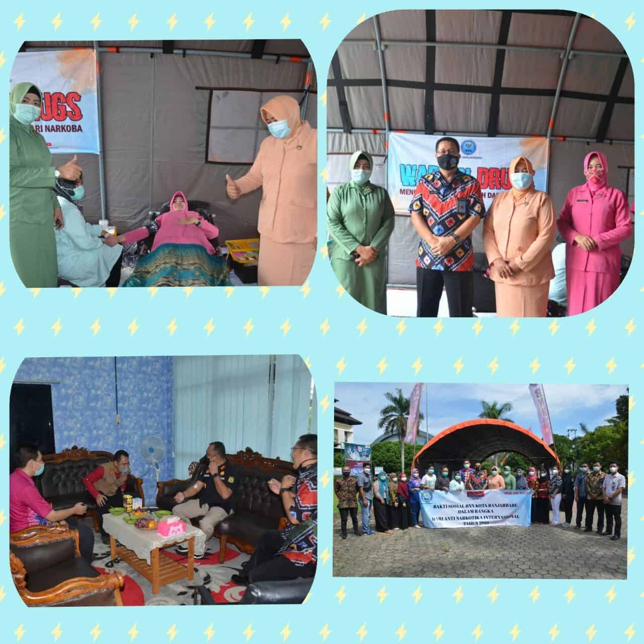 BNN Kota Banjarbaru - Bakti Sosial Donor Darah dalam rangka Pra HANI 2021 BNN Kota Banjarbaru – Bakti Sosial Donor Darah dalam rangka Pra HANI 2021